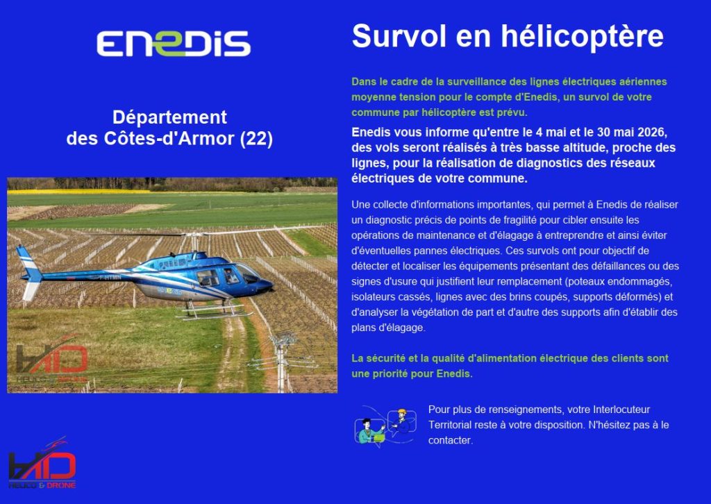 Survol en hélicoptère