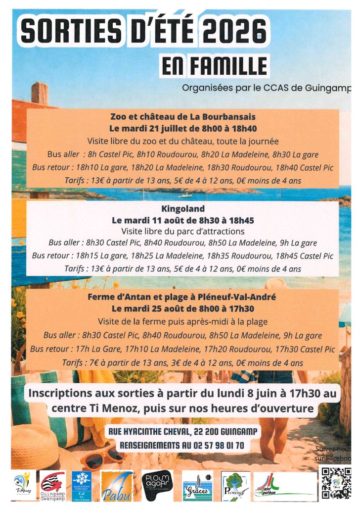 Sorties d'été 2026 en famille