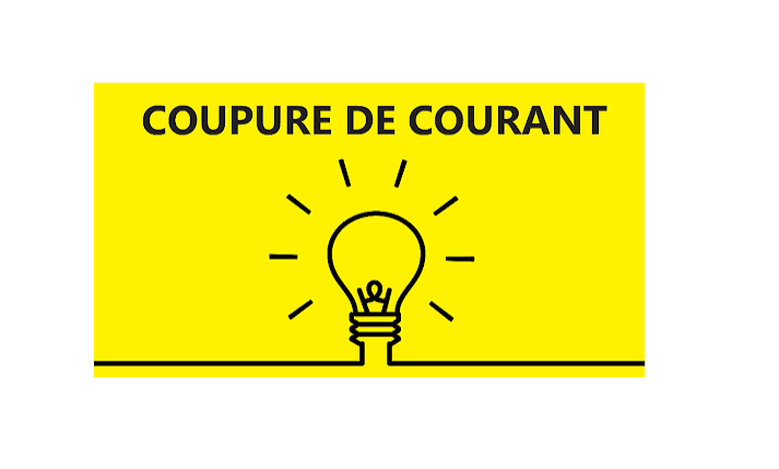 coupures de courant pour travaux