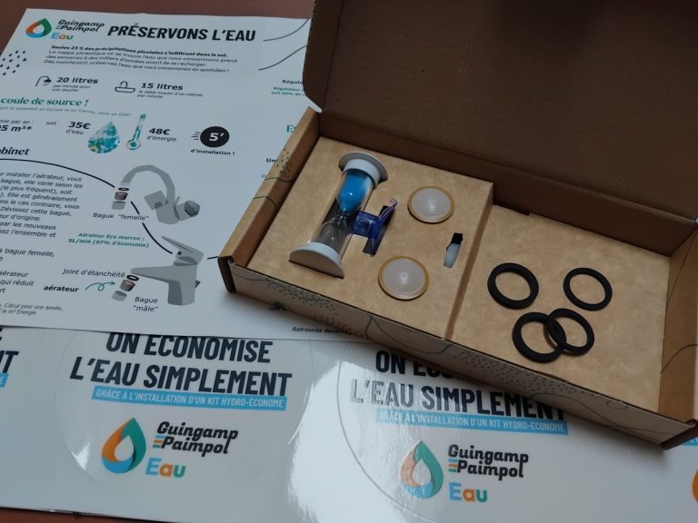Mise à disposition gratuite de kits hydro-économes